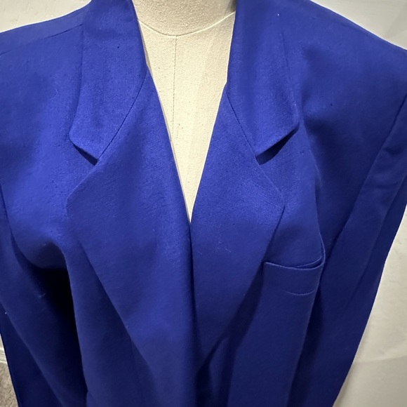 Beautiful Vintage Royal Blue Liz Claiborne Blazer - Picture 2 of 6